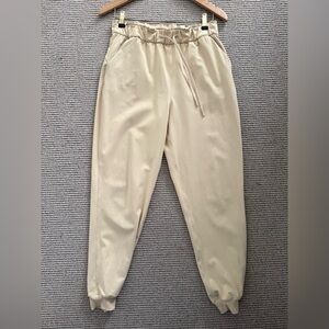 lululemon athletica Beige/Pale Yellow Joggers